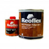 REOFLEX 4+1 RX F-06 Грунт акриловый 4+1 1кг + отвердитель RX H-11 0.2л