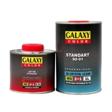 GALAXY MS STANDART 2+1 АКРИЛОВЫЙ ПРОЗРАЧНЫЙ ЛАК + ОТВЕРДИТЕЛЬ